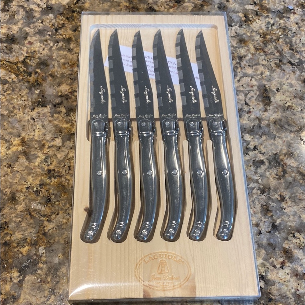 Laguiole Jean Dubost steak knives set of 6